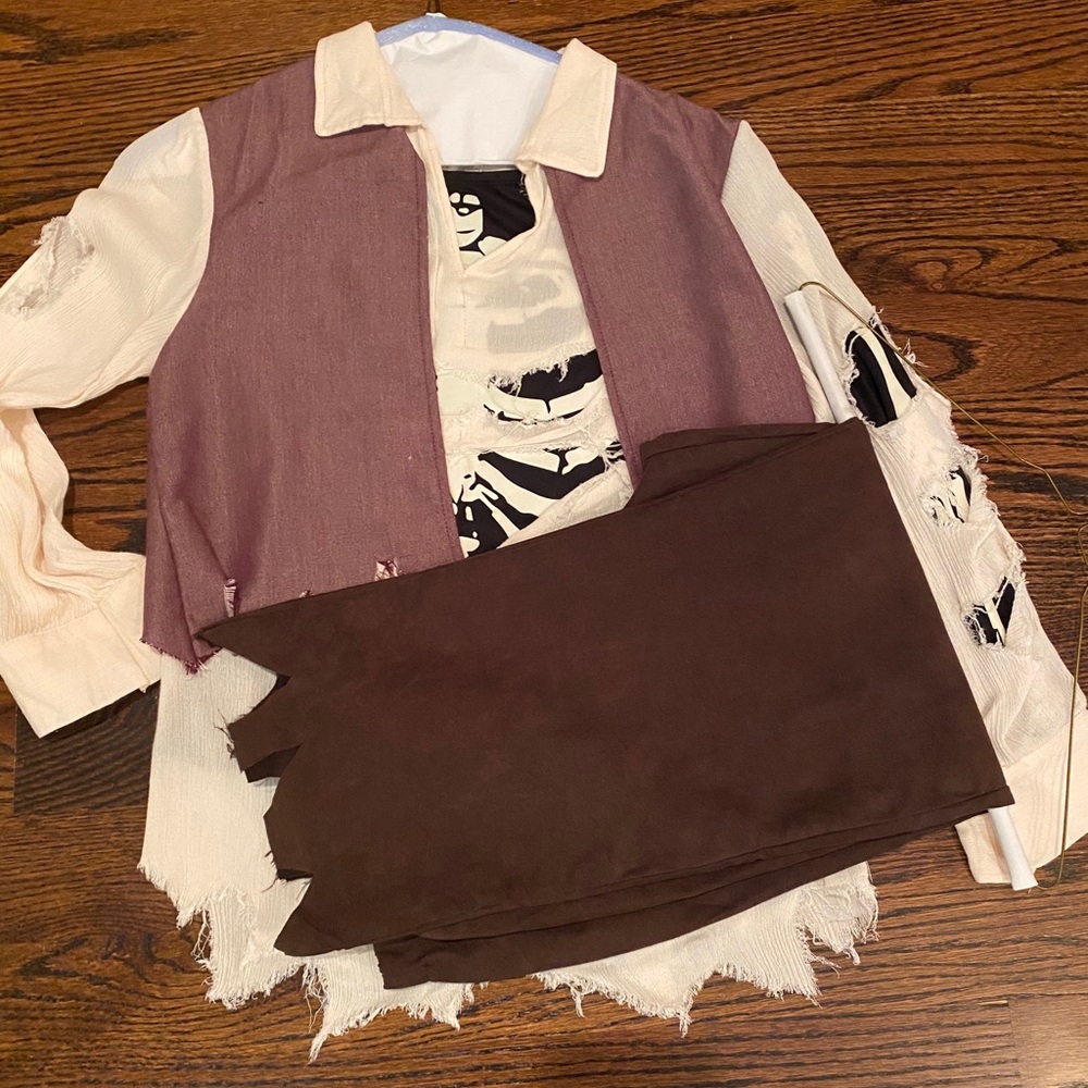 Skeleton pirate costume